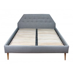 Skandynawskie łóżko tapicerowane - Teddy 140x200