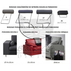 Paradioso - klasyczna czerwona pufa