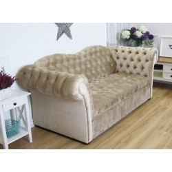 Chesterfield Wave Lux - pikowana sofa fala