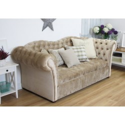 Chesterfield Wave Lux - pikowana sofa fala