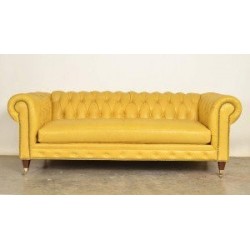 Klasyczna skórzana sofa - Chesterfield 