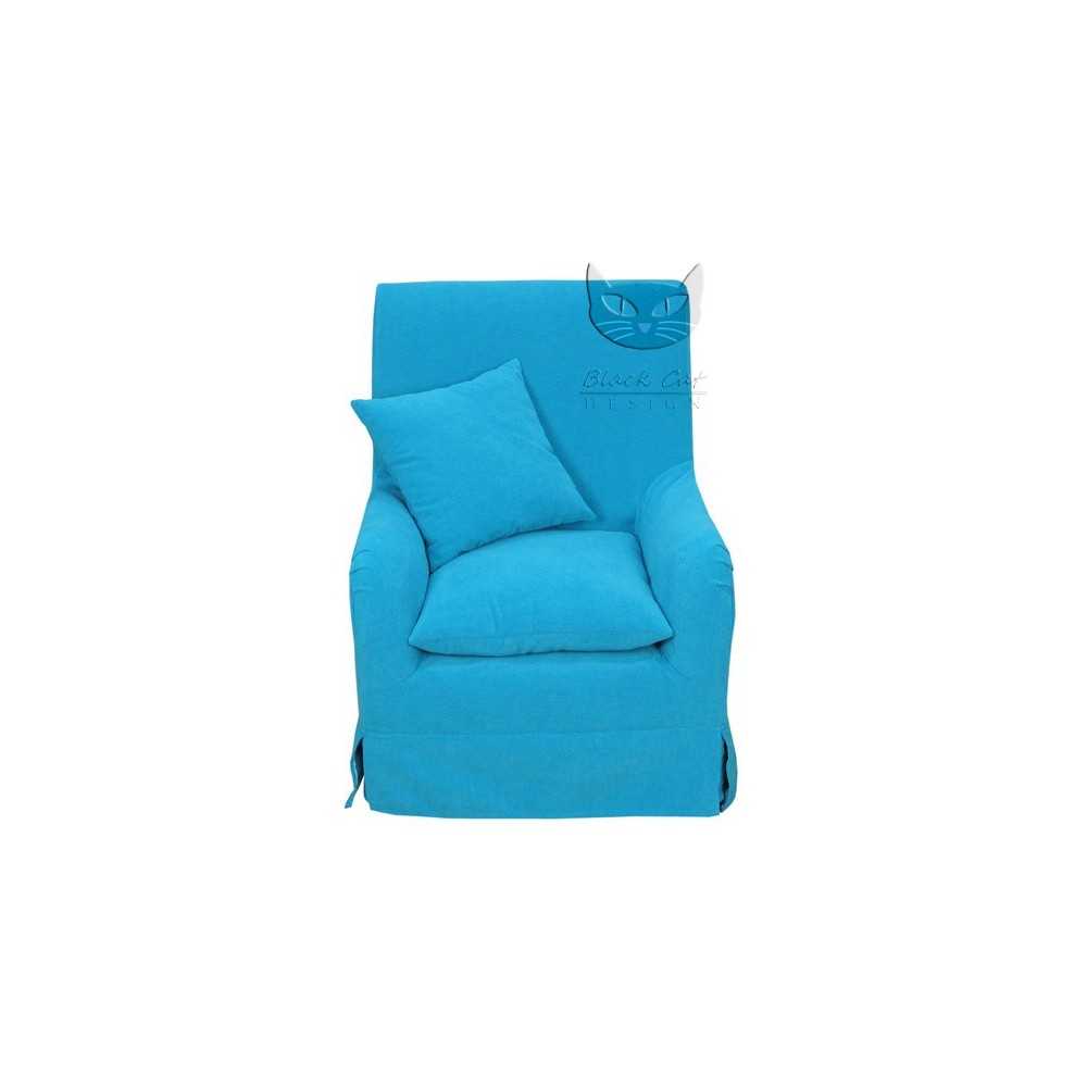 Turkusowy fotel Marie Turkusowy fotel Marie