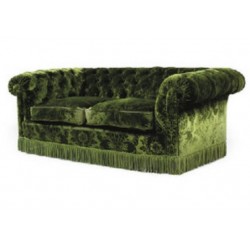 Pikowana sofa w stylu retro Fiocco