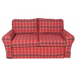 Sofa w kratkę Flower 186 cm/FS