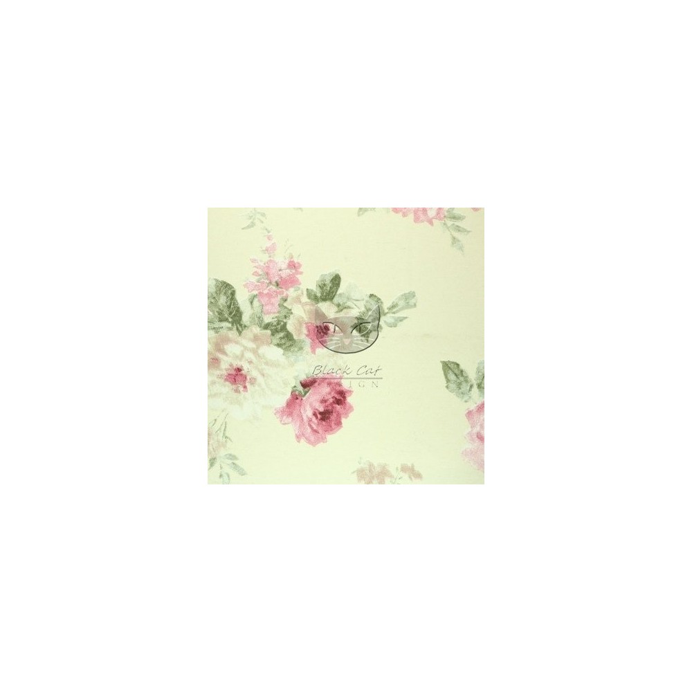 Brigitte - tkanina w kwiaty na pokrowce i zasłony