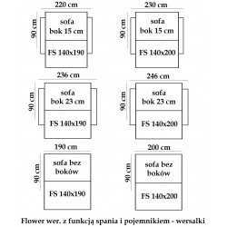 Flower wer. dostępne rozmiary