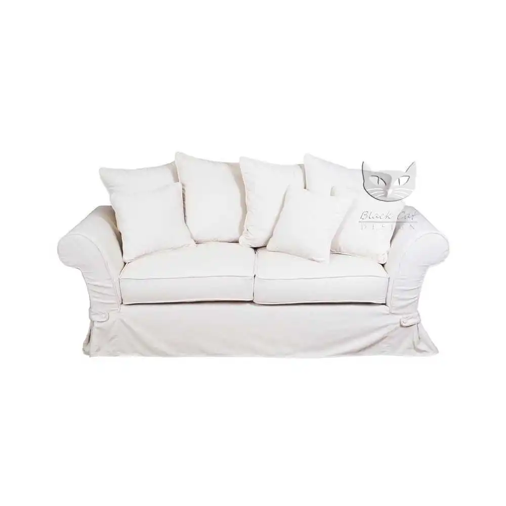 prowansalska sofa do spania ze ściąganym fartuchem - Federica 190